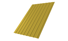 Профнастил С10R 0.45 PE RAL 1018 желтый