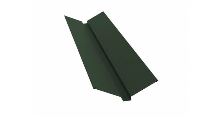 Планка ендовы верхней 115x30x115 GreenCoat Pural RR 11 темно зеленый