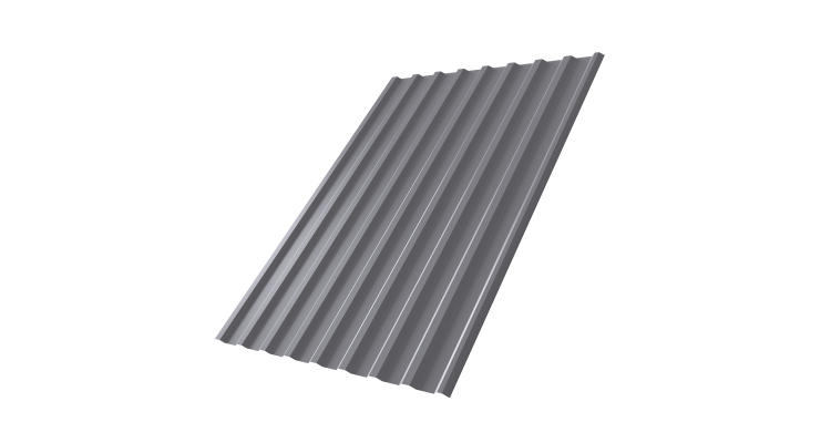 Профнастил С20R 0.45 Drap RAL 7004 сигнальный серый