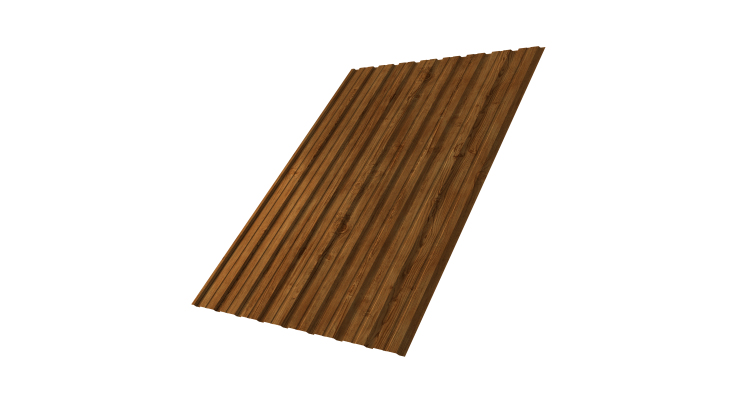 Профнастил С10В 0.45 Print-Double Elite Golden Wood