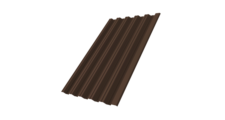 Профнастил HC35R 0.45 Drap TwinColor RAL 8017 шоколад