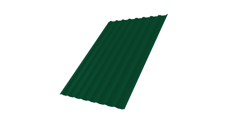 Профнастил С20В 0,45 PE RAL 6005 зеленый мох