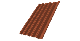 Профнастил НС35R 0,45 Drap TR RAL 8004 терракота